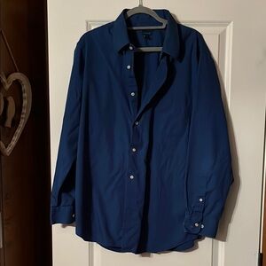 Blue Button-Up Shirt